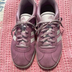 Adidas Soft Pink and White Sneakers